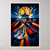 Back to the Future Inspired Symbolic Movie Poster ポスター (正面)
