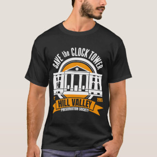 Back to the Future Save the Hill Valley Clock Towe Tシャツ
