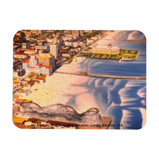 Back When Long Beach, CA Was Golden マグネット (横)