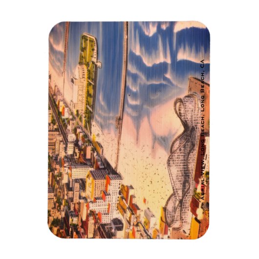 Back When Long Beach, CA Was Golden マグネット (縦)