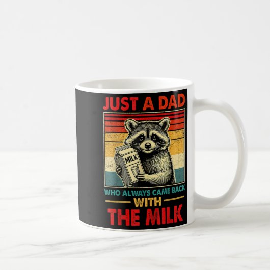 Back With The Milk Fathers Day  コーヒーマグカップ (右)