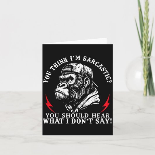 (back) You Think I’m Sarcastic You Should Hear Fun カード (正面)