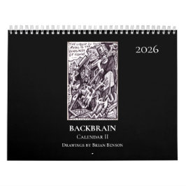 BackbrainカレンダーII 2026 カレンダー