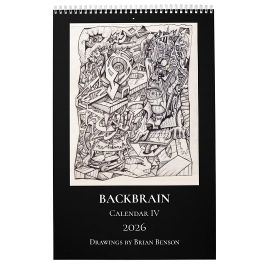 Backbrain カレンダー IV 2026年版 シングルページ (カバー)