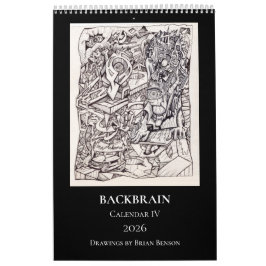 Backbrain カレンダー IV 2026年版 シングルページ