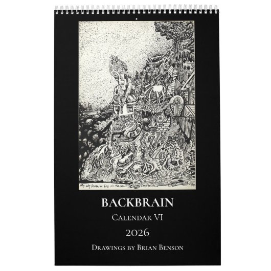 Backbrain カレンダー VI 2026年版 シングルページ (カバー)