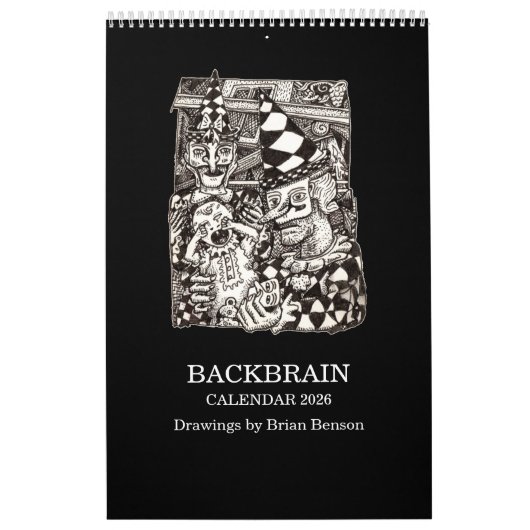 Backbrain Calendar 2026 カレンダー (カバー)