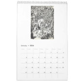 Backbrain Calendar 2026 カレンダー (1月 2026)