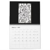 Backbrain Calendar II 2026 カレンダー (2月 2027)