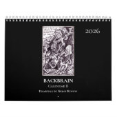 Backbrain Calendar II 2026 カレンダー (カバー)