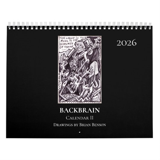 Backbrain Calendar II 2026 カレンダー (カバー)