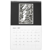 Backbrain Calendar II 2026 (Single Page, Medium) カレンダー (3月 2027)
