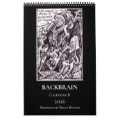 Backbrain Calendar II 2026 (Single Page, Medium) カレンダー (カバー)