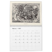 Backbrain Calendar III 2026 (Double Page) カレンダー (2月 2027)