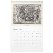 Backbrain Calendar III 2026 (Single Page) カレンダー (2月 2027)