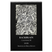 Backbrain Calendar III 2026 (Single Page) カレンダー (カバー)
