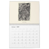 Backbrain Calendar IV 2026 ダブルページ カレンダー (1月 2027)