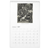 Backbrain Calendar V, 2024, 独身の Page カレンダー (1月 2027)