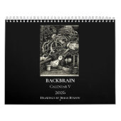 Backbrain Calendar V, 2026, Double Page, Medium カレンダー (カバー)