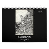 Backbrain Calendar VI, 2026, Double Page カレンダー (カバー)