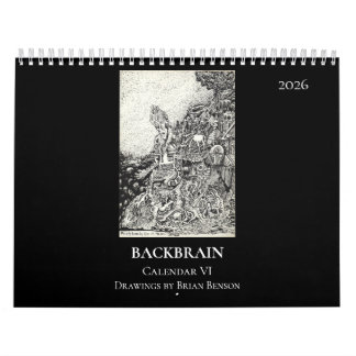 Backbrain Calendar VI, 2026, Double Page カレンダー