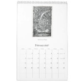 Backbrain Calendar VI, 2026, Single Page カレンダー (2月 2027)