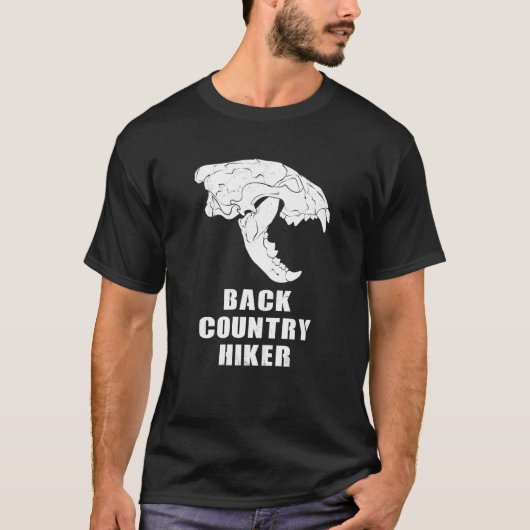 Backcountry Hiker Glacier National Park Wolverine  Tシャツ (正面)
