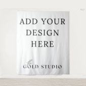 Backdropフォトブーステンプレート 空白の タペストリー (正面)