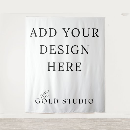 Backdropフォトブーステンプレート 空白の タペストリー (正面)