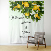Backdrop Lemon Fruit 結婚's タペストリー (インサイチュ)