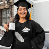 Backdrop Stars Radiotelescope Phrase I LOVE宇宙 Tシャツ