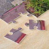 backed up traffic waiting calmly ジグソーパズル (側面)