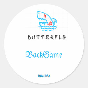 BackGameステッカーパック ラウンドシール