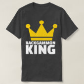 Backgammon King  Tシャツ (デザイン正面)