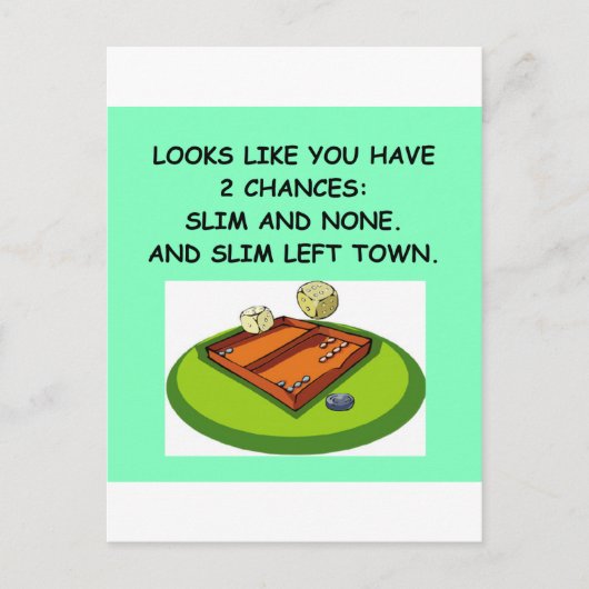 backgammon.png ポストカード (正面)