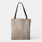 Background of burlap hessian  トートバッグ (裏面)