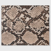 background of snake skin texture ラッピングペーパー (フラット)