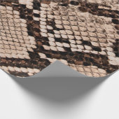 background of snake skin texture ラッピングペーパー (角)