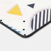 Background of stripes in circles with copy space デスクマット (コーナー)