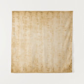 Background old vintage parchment タペストリー (正面(横))