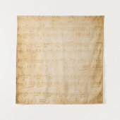 Background old vintage parchment タペストリー (正面)
