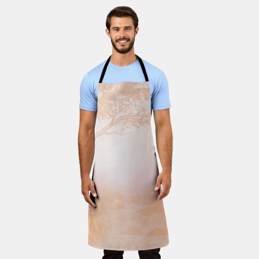 Background scrapbooking texture エプロン (着用した状態)