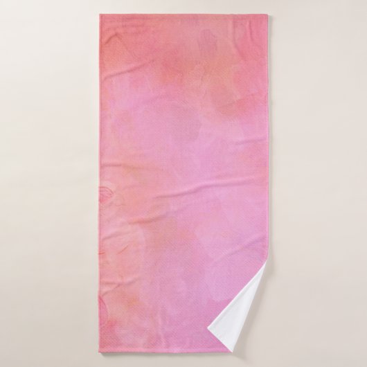Background texture structure pink バスタオル (バスタオル)