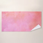 Background texture structure pink バスタオル (バスタオル)