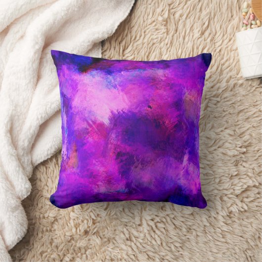 Background texture template purple クッション (ブランケット)