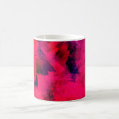 Background texture template red コーヒーマグカップ (中央)
