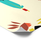 background with American Indians ポスター (角)