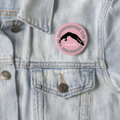 Backhandspringクラブ体操のチアリーダーボタン 缶バッジ (インサイチュ)