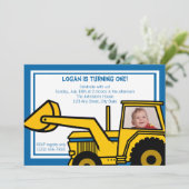 Backhoeおもしろい/写真 招待状 (スタンド正面)