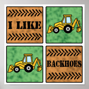 Backhoe ポスター
